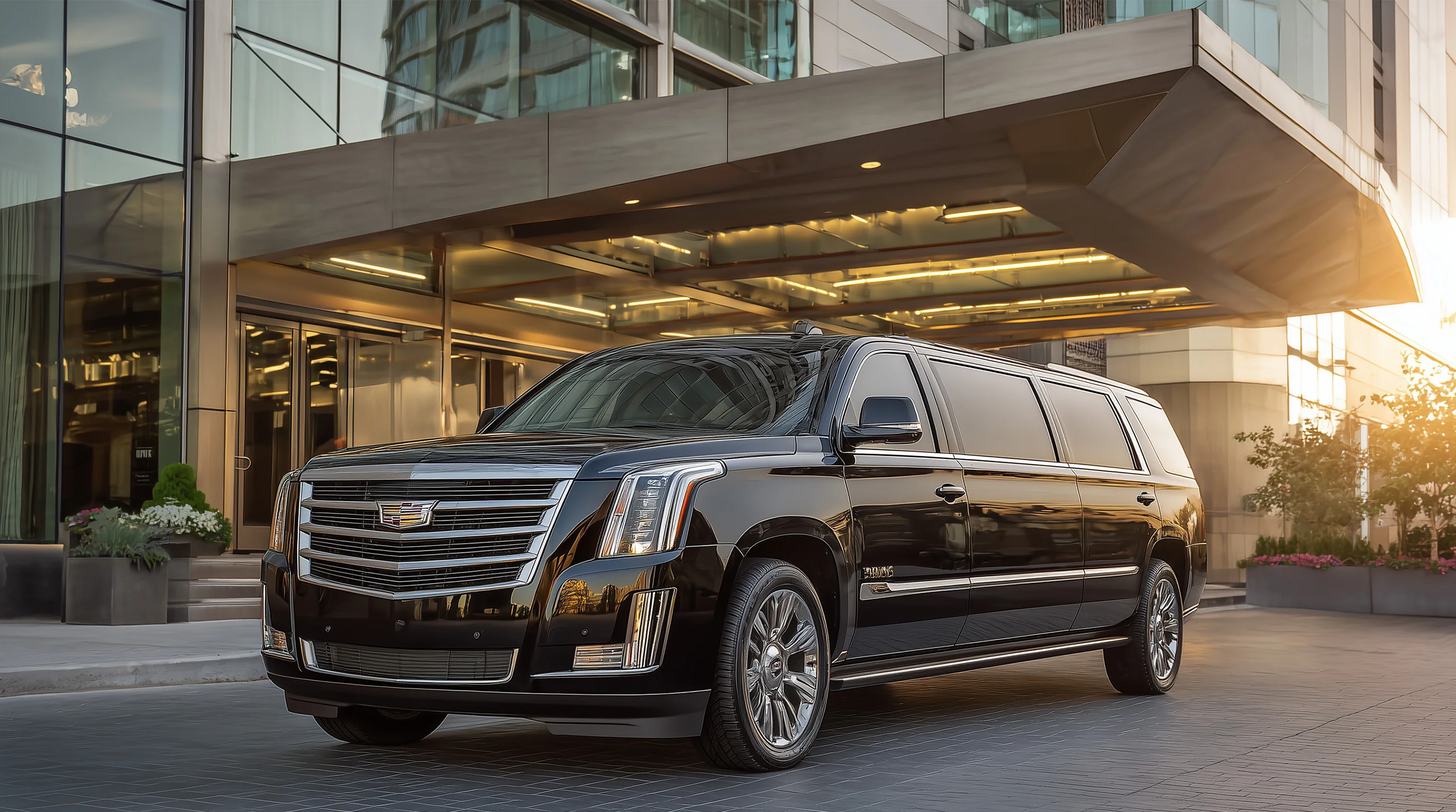 Houston limousine service Cadillac Escalade for corporate events